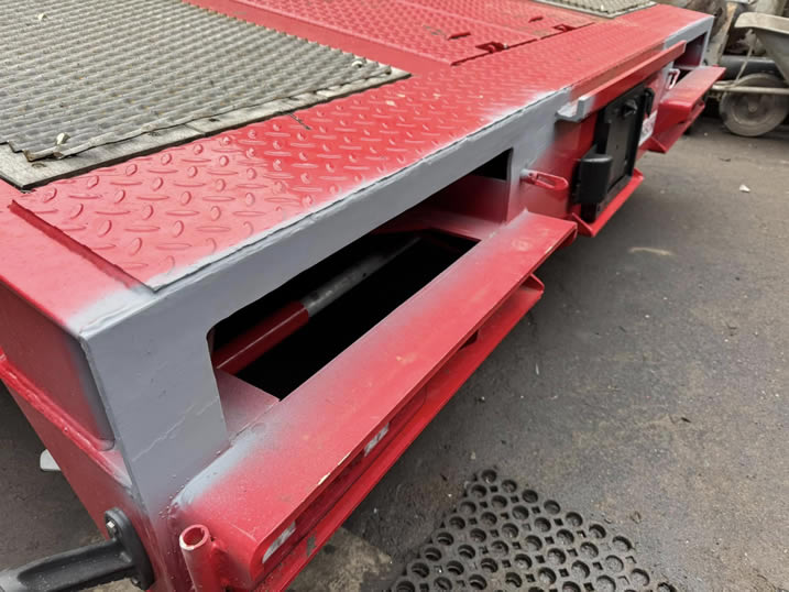 Trailerman. Original ramp connector removed