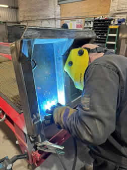 Trailerman. 6mm Tread plate infills fully welded both sides