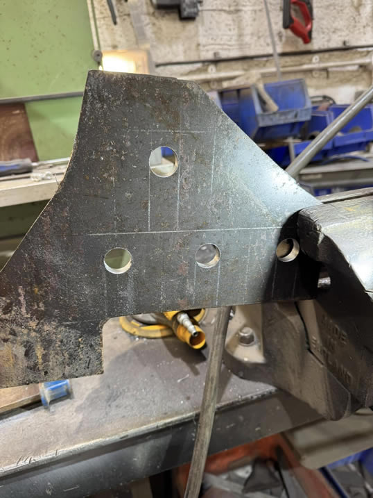 Trailerman. Mag drilled x 6 level stops for correct angle